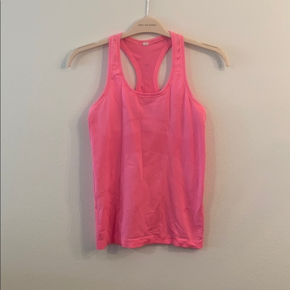 Lululemon pink swiftly tech razorback